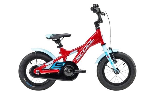 S'cool XXlite 12 1 velocidad - 12 pulgadas - Cuadro en Y - Rojo