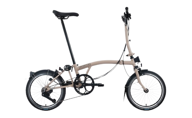 Brompton C Line Explore MK6 - 16 pulgadas - Cuadro plegable - 2026 - Beige