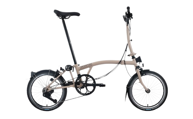 Brompton C Line Urban MK6 - 16 pulgadas - Cuadro plegable - 2026 - Beige