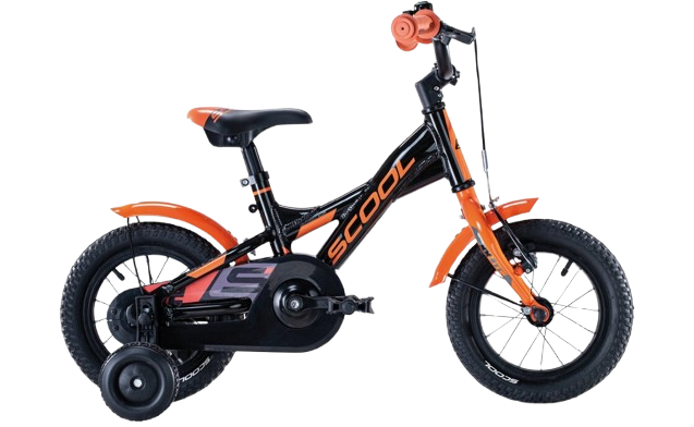 S'cool XXlite 12 1 velocidad - 12 pulgadas - Cuadro en Y - Negro